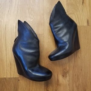 Marsell wedge leather bootie